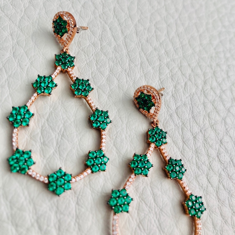 Carefully Crafted Multi-Stone Custom Earrings - image 3